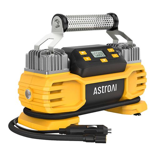 Dua AstroAI AIRUN T2 160 PSI heavy-duty tire compressor, AstroAI AIRUN T2