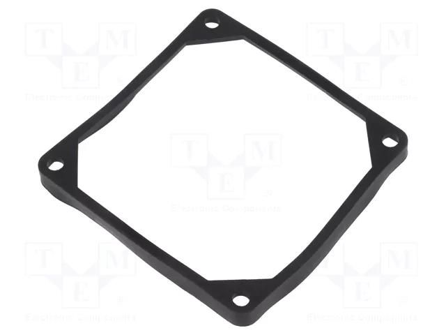 Mounting gasket; Ømount.hole: 5mm; black; Shore hardness: 40 RICHCO FGA-80