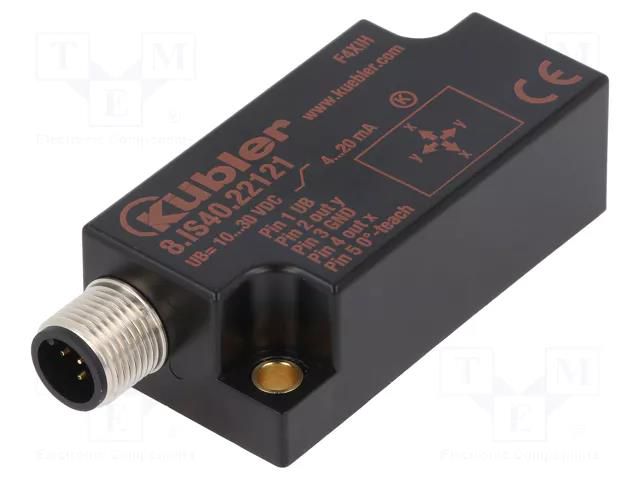 Sensor: tilt; ±45°; connector M12; 2- axis; -30÷70°C; 10÷30VDC KÜBLER 8.IS40.22121