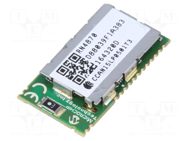 Module: Bluetooth Low Energy; Bluetooth 5,Bluetooth Low Energy MICROCHIP TECHNOLOGY RN4870-V/RM118