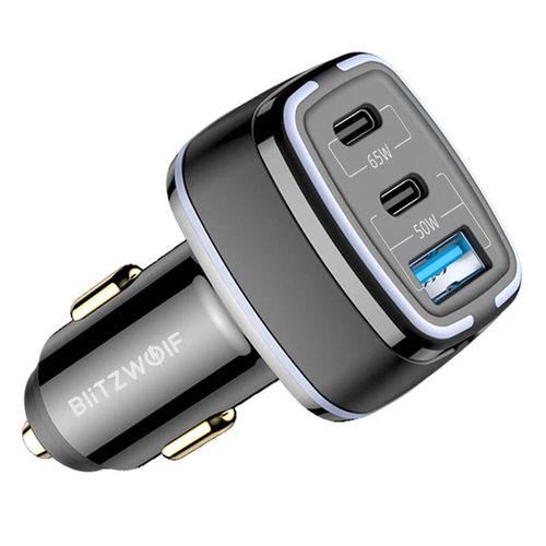 BlitzWolf BW-BC4 115W 3-Port USB PD car charger, BlitzWolf BW-BC4