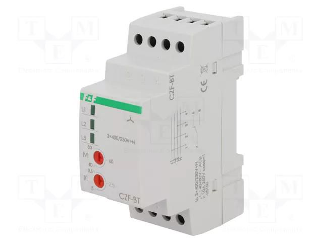 Voltage monitoring relay; phase asymmetry,phase failure; CZF F&F CZF-BT