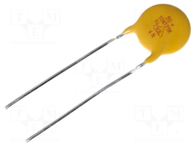 Varistor: metal-oxide; THT; 75VAC; 100VDC; 120V; ±10%; 2.5kA; 19J SR PASSIVES VAR10-75