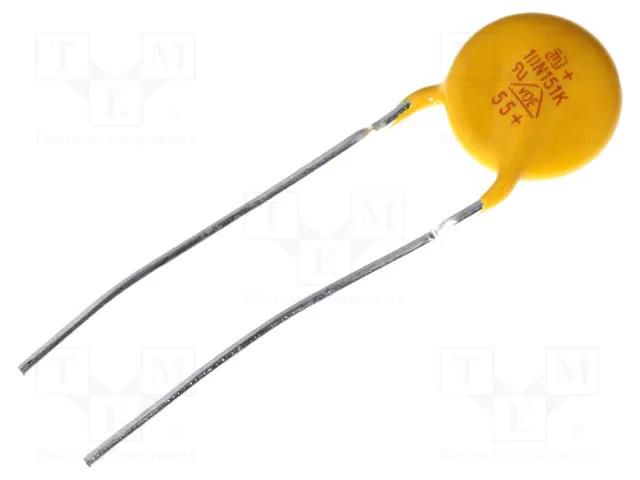 Varistor: metal-oxide; THT; 95VAC; 125VDC; 150V; ±10%; 2.5kA; 24J SR PASSIVES VAR10-95