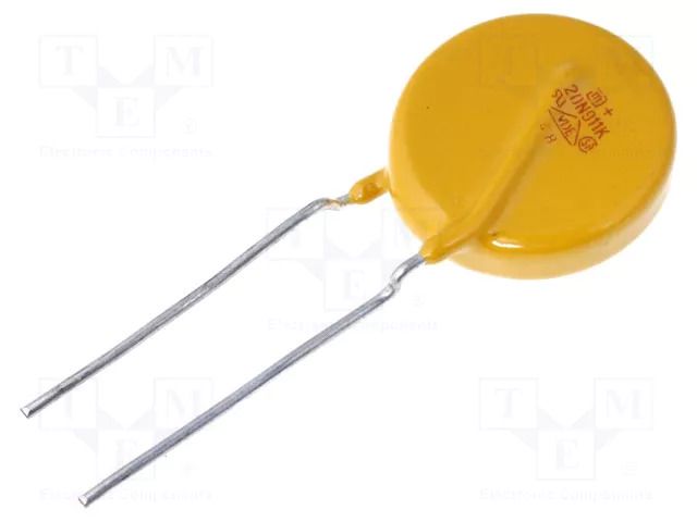 Varistor: metal-oxide; THT; 550VAC; 745VDC; 910V; ±10%; 6.5kA; Ø23mm SR PASSIVES VAR20-550