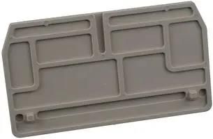 END PLATE, ZDU/ZPE 4 TERMINAL BLOCK 1632090000