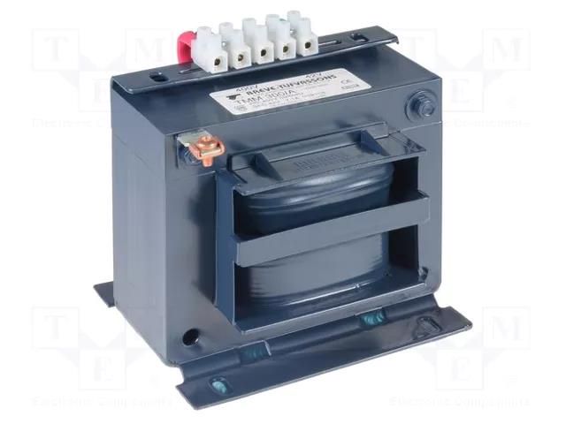 Transformer: mains; 400VA; 500VAC; 24V; Leads: terminal block; IP00 BREVE TUFVASSONS TMM400/A500/24V