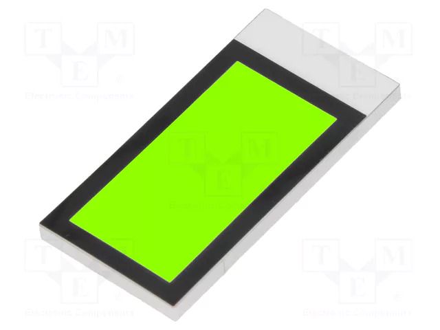 Backlight; LED; Dim: 35.5x17.78x2.5mm; yellow-green; 40cd/m2 DISPLAY ELEKTRONIK DELP-504-Y