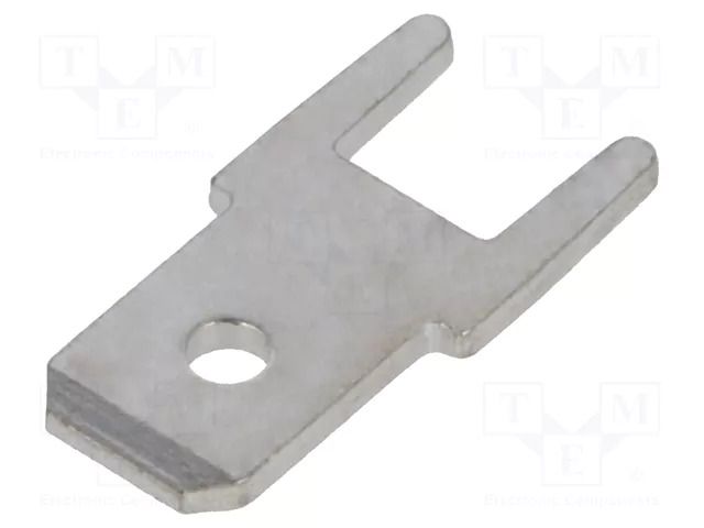 Terminal: flat; 4.8mm; 0.8mm; THT; bronze; tinned; straight VOGT 382508.28
