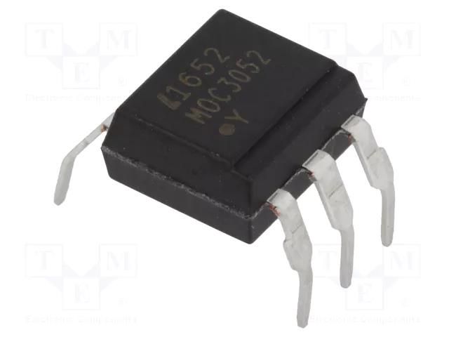 Optotriac; 5kV; Uout: 600V; without zero voltage crossing driver LITEON MOC3052M-LIT