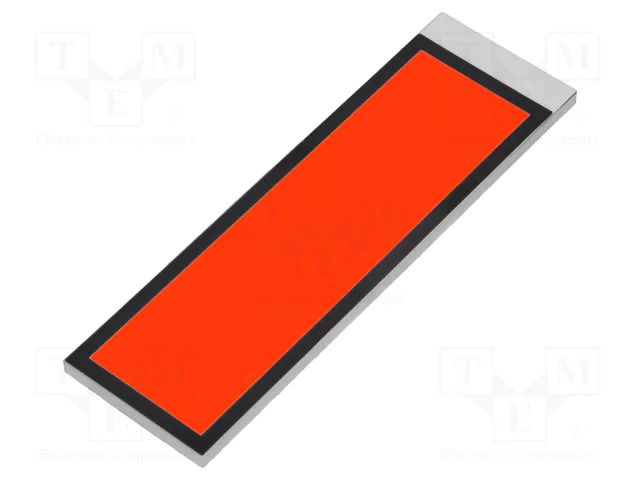 Backlight; LED; Dim: 75x22.86x2.5mm; red; 64.49x17.51mm; 285cd/m2 DISPLAY ELEKTRONIK DELP-508-R
