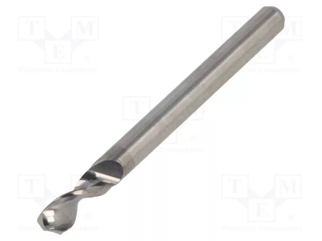 Drill bit; Ø: 3.175mm; L: 38.2mm; tungsten carbide; 1/8"; 3.175mm KEMMER PRAEZISION SM32-3.175