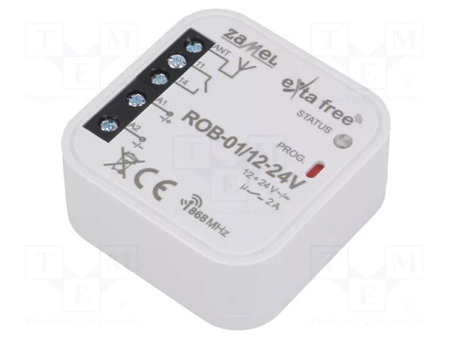Wireless receiver; EXTA FREE; Control: wireless ZAMEL ROB-01/12-24V