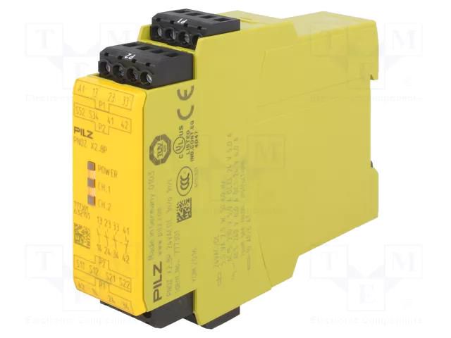 Module: safety relay; Usup: 24VAC; Usup: 24VDC; IN: 4; OUT: 4; IP40 PILZ PZ-777301
