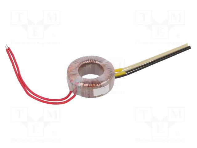 Transformer: toroidal; 20VA; 230VAC; 19V; 19V; 0.52A; 0.52A; Ø: 70mm INDEL TST20W/2X19V