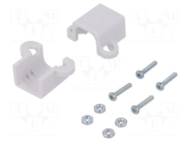 Bracket; white; for micromotors in size 10 x 12 x 24 mm; 2pcs. POLOLU POLOLU-1089