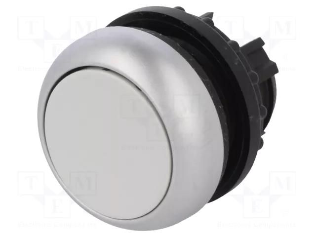 Switch: push-button; 22mm; Stabl.pos: 1; grey; none; IP67; flat EATON ELECTRIC M22-D-GR