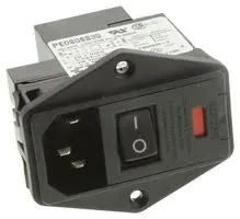 POWER ENTRY MODULE, 3A, 500UA PE0S0SS30.