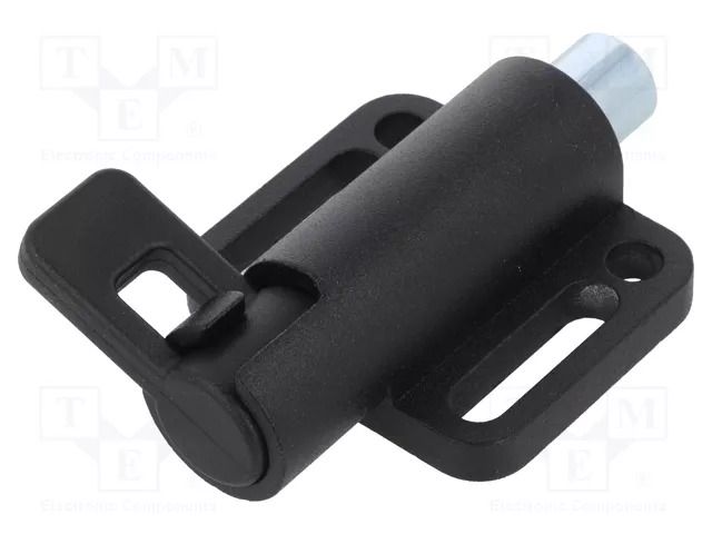 Spring latch; for profiles; W: 46mm; zinc alloy; F1: 25N; F2: 38N ELESA+GANTER GN416-12-46-L1