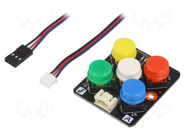 Sensor: touch; switch; analog; 3.3÷5VDC; Ch: 5; Gravity; Arduino DFROBOT DF-DFR0075