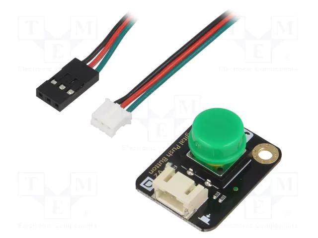 Module: button; Gravity; 3.3÷5VDC; digital; 22x30mm; module,cables DFROBOT DF-DFR0029-G