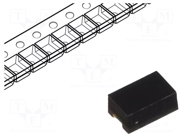 Phototransistor; 0805; SMD; λp max: 870nm; 20V; 60°; λd: 750÷1010nm VISHAY TEMT7100X01