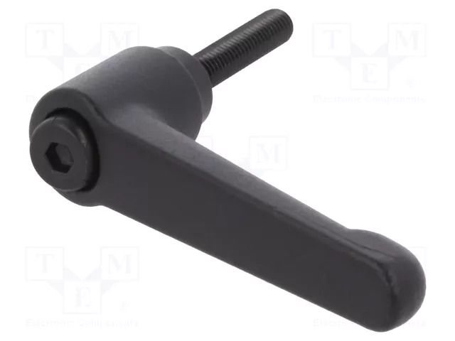 Lever; adjustable; Thread len: 32mm; Lever length: 78mm; GN 300 ELESA+GANTER GN300-78-M10-32-SW