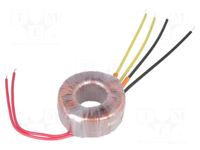 Transformer: toroidal; 35VA; 230VAC; 17V; 17V; 1.02A; 1.02A; Ø: 75mm INDEL TST35W/2X17V