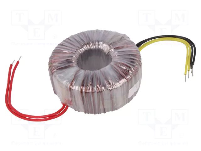 Transformer: toroidal; 200VA; 230VAC; 12V; 24V; 8.33A; 4.16A; H: 50mm INDEL TST200W/12V-24V