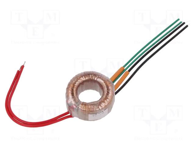 Transformer: toroidal; 10VA; 230VAC; 17V; 17V; 0.3A; 0.3A; Ø: 57mm INDEL TST10W/2X17V