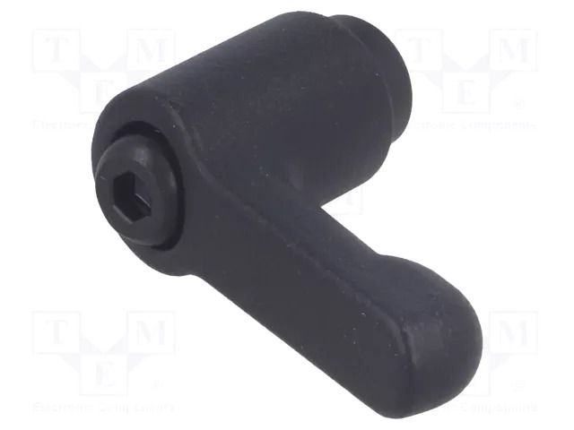 Lever; adjustable; Lever length: 30mm; Slider height: 24.5mm ELESA+GANTER GN300-30-B6-SW