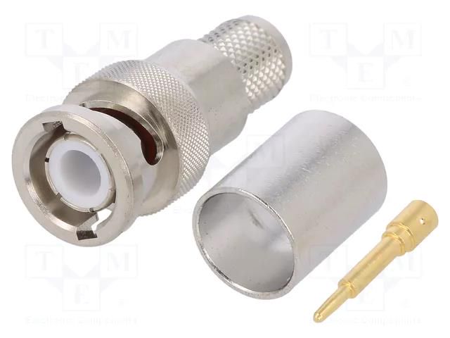 Connector: BNC; plug; male; straight; 50Ω; CNT-400; for cable CommScope 400PBM-CR