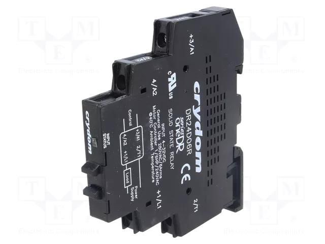 Relay: solid state; Ucntrl: 4÷32VDC; 6A; 24÷280VAC; SeriesOne DR SENSATA / CRYDOM DR24D06R