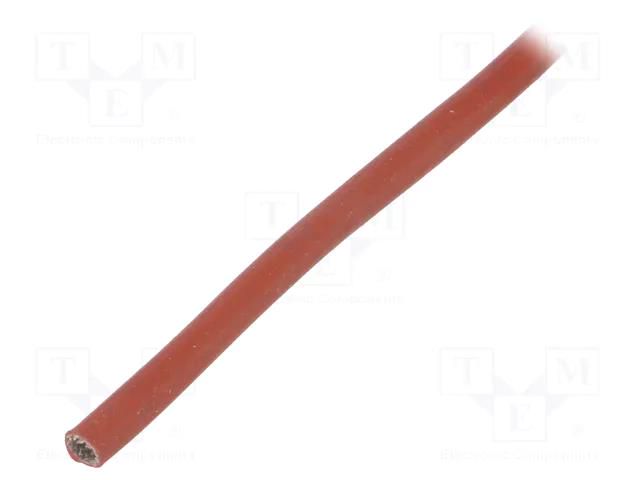 Insulating tube; fiberglass; brick red; -60÷250°C; Øint: 3.5mm FAVIER SCS4KV-3.5-RB-200