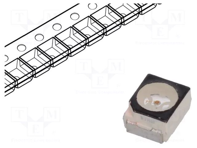 LED; yellow; SMD; 3528,PLCC2; 1.15÷3.8lm; 450÷1400mcd; 1.9÷2.5VDC ams OSRAM LY-T68F-U1AA-46-1