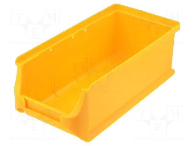 Container: cuvette; plastic; yellow; 102x215x75mm ALLIT AG W-456232