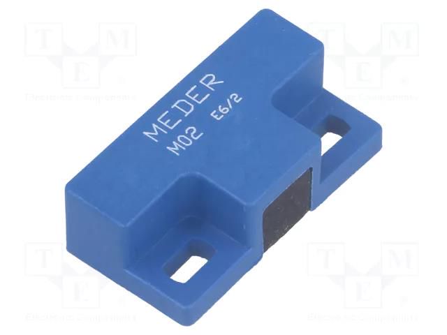 Magnet: permanent; AlNiCo500; 32.4x16.7x10mm; 1240mT MEDER MM2