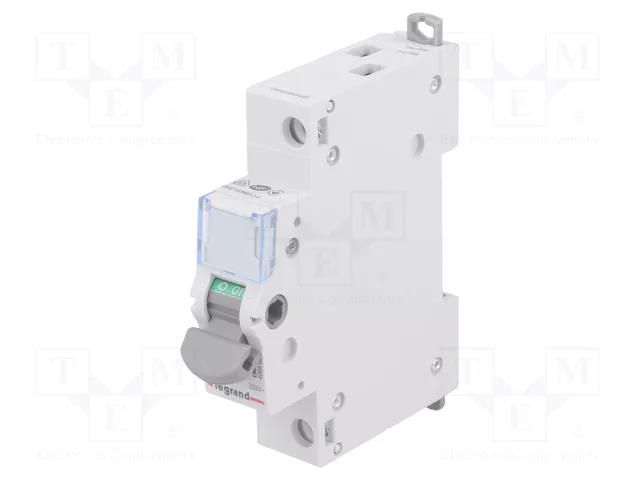 Switch-disconnector; Poles: 1; for DIN rail mounting; 16A; 250VAC LEGRAND 406400