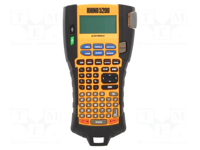 Label printer; Keypad: ABC; Display: LCD; RHINO; RHINO5200; 19mm DYMO DYMO.RHINO5200SET