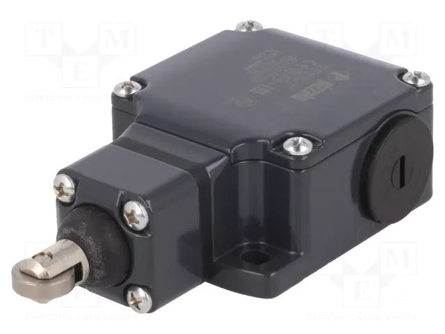 Limit switch; rubber seal,steel roller Ø13mm; NO + NC; 10A; IP67 PIZZATO ELETTRICA FL515