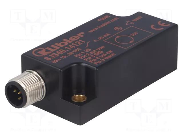 Sensor: tilt; 0÷360°; connector M12; 1- axis; -30÷70°C; 10÷30VDC KÜBLER 8.IS40.14121