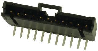 WIRE-BOARD CONN, HEADER, 11POS, 2.54MM 6-103635-0