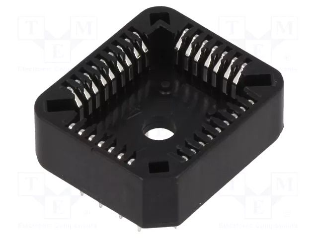 Socket: integrated circuits; PLCC32; THT; phosphor bronze; tinned NINIGI PLCC-32