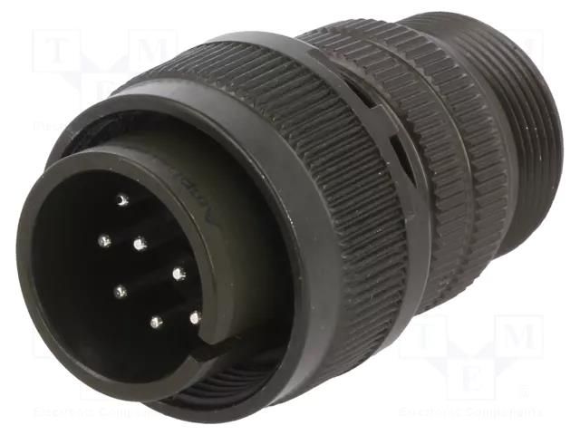 Connector: circular; plug; for cable; PIN: 10; male; soldering; 13A AMPHENOL DS3106A18-1P