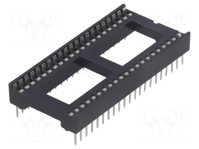 Socket: integrated circuits; DIP42; 15.24mm; THT; Pitch: 1.778mm CONNFLY ICVT-42P-S