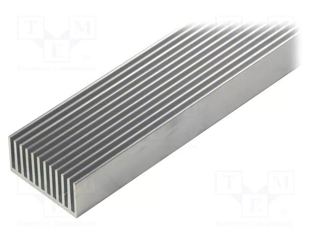Heatsink: extruded; grilled; natural; L: 1000mm; W: 45mm; H: 22mm FISCHER ELEKTRONIK SK626/1000/AL