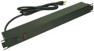 OUTLET STRIP, RACK MOUNT, 6, 15A, 6FT 1583T6A1BK