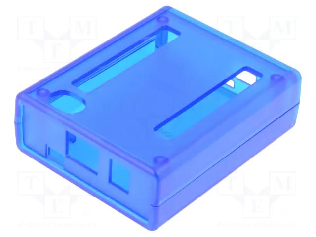 Enclosure: for computer; BeagleBone Black; ABS; blue; X: 77mm HAMMOND HM-1593HAMBONETBU