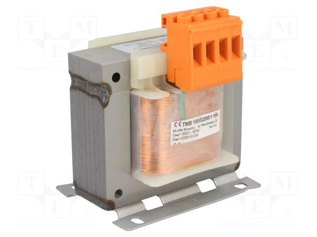 Transformer: mains; 100VA; 500VAC; 230V; Leads: terminal block INDEL TMB100/500/230V