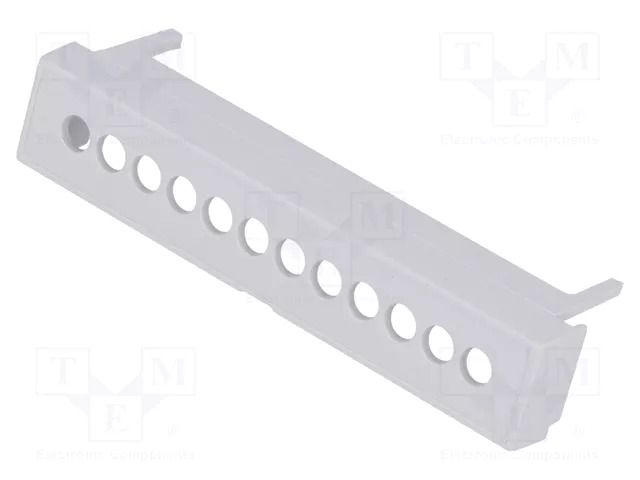 Terminals cover; grey; Holes no: 12; 5.08mm ITALTRONIC IT-P05040201T.BL